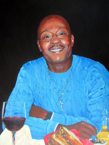 Communion Memorial Portrait Commission Painted by Rhode Island Artist Charles C. Clear III