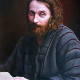 Jesus of Nazareth Painting 16″ x 20“, Oil on Canvas, by Charles C. Clear III