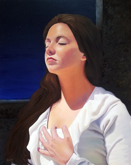 Saint Agatha of Sicily Painting by Artist Charles C. Clear III