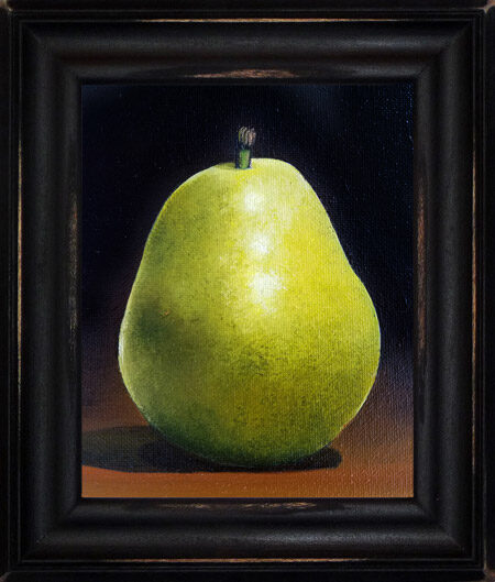 Still Life with Pear Painting by Rhode Island Artist Charles C. Clear III