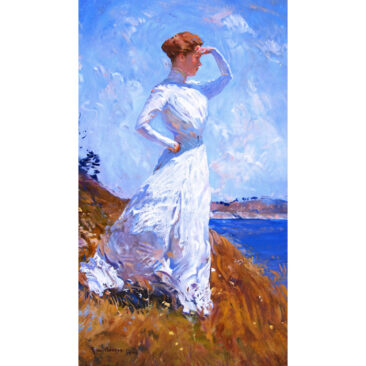 Copy of Frank Weston Benson's famous Sunlight Painting by Artist Charles C. Clear III