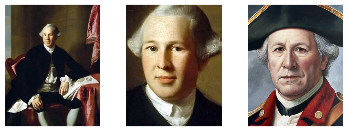 Hand-painted oil portrait of Dr. Joseph Warren, American Revolutionary leader, by John Singleton Copley and Charles C. Clear III